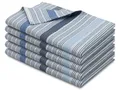 Produktbild: ZOLLNER 5er Set Geschirrtücher 100% Baumwolle, 50x70 cm, Blau
