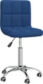 Produktbild: vidaXL Bürostuhl Drehbar Blau Stoff
