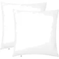 Produktbild: Vielseitiges Kissen Set 45x45 cm – Weiche Polyester Füllung für Betten und Sofas