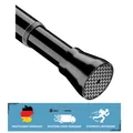 Produktbild: Verstellbare Duschvorhangstange 70-127 cm – Robuste Spannung Montage in Schwarz