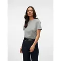 Produktbild: Vero Moda Kurzarmshirt VMPAULINA SS T-SHIRT GA JRS NOOS Baumwolle, regular fit grau S (36)