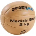 Produktbild: Medizinball aus Leder, ø 23 cm, 2 kg