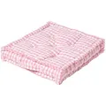 Produktbild: Homescapes Sitzkissen, Rosa, Textil, Kariert, Füllung: Polyester, Quadratisch, 40x8x40 cm, Oeko-Tex® Standard 100, Wohntextilien, Kissen, Bodenkissen