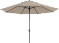 Produktbild: Madison Sonnenschirm Timor Luxe 400 cm / 4 m Kurbelschirm Marktschirm, LxB: 279x400 cm, UV-Schutz 50+ / mit Kurbel / wasserabweisend