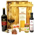 Produktbild: Geschenkbox-24 Italienisches Geschenkset „Verona“ | Geschenkkorb gefüllt mit Wein, italienischen Spezialitäten & edler Holzkiste