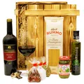 Produktbild: Italienischer Geschenkkorb gefüllt mit Wein, Öl & Pasta | Italien Präsentkorb