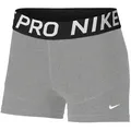 Produktbild: Nike Dri-Fit Big Kids 3in Shorts Mädchen-grau,weiß, Größe M (auch verfügbar in XS, S, L, XL)