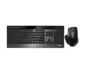 Produktbild: Rapoo 9900M kabelloses Tastatur-Maus-Set, Bluetooth, 2.4 GHz, 3200 DPI Tastatur- und Maus-Set