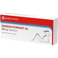 Produktbild: Dimenhydrinat AL 50 mg Tabletten 20 St