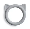 Produktbild: Mushie Beißring Cat Stone, aus Silikon, BPA-frei, Phthalaten-frei, Zahnungshilfe, Zahnungsring, Greifling, Kauspielzeug, Katze, Grau