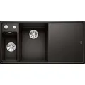 Produktbild: Axia Iii 6 - Silgranitspüle, 100x51 Cm, Mit Ablaufsystembedienung Und Zubehör, Schwarz 525848 - Blanco