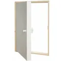 Produktbild: Dolle Kniestocktür Cpl-beschichtet In Weiß 100x70x11,5cm U-wert 0,65w/m2·k