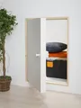 Produktbild: Dolle Kniestocktür Massivholzrahmen weiß, 98 x 68 x 11,5 cm