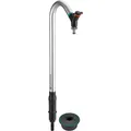 Produktbild: Gardena Sprinklersystem Pipeline Garten-Wasserhahn: Schwenkbarer Hahn, Anti-Splash Hahnverbinder, Regulier- und Absperrventil, Montage ohne Werkzeug (08252-20)