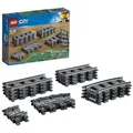 Produktbild: LEGO City Schienen, 20 Stück, Erweiterungsset für Kinder, Jungen und Mädchen, Spielzeug Set 60205 - Beige