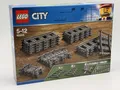 Produktbild: Lego City Schienen 60205 4x gebogen, 8x gerade, 8x flexilble Tracks