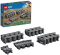 Produktbild: Lego City Schienen 60205 4x gebogen, 8x gerade, 8x flexilble Tracks