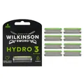 Produktbild: WILKINSON SWORD - Hydro 3 Rasierklingen für Männer | Feuchtigkeitsspendendes Gel | Packung mit 8 Rasierklingen