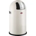 Produktbild: Wesco Mülleimer Pushboy Junior, sand matt, aus Metall, 22 Liter