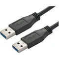 Produktbild: Bachmann 918.176 USB Kabel 1 m USB 3.2 Gen 1 (3.1 Gen 1) USB A Schwarz (1 m, USB 3.2 Gen 1) (918.176)
