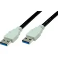 Produktbild: Bachmann Anschlusskabel USB 3.0 A/A 1m 918.176