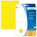 Produktbild: HERMA 2491 Vielzwecketiketten 52x82 mm gelb Papier matt Handbeschriftung 128 St.