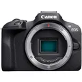 Produktbild: Canon EOS R100 Systemkamera Gehäuse (Spiegellose Digitalkamera mit Autofokus, 4K Videokamera, 24,1 Megapixel, Motiverkennung für Augen, WLAN, Bluetooth, Kompatibel mit Canon RF Objektiven) schwarz