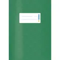 Produktbild: HERMA Heftumschlag mit Baststruktur dunkelgrün Kunststoff DIN A5