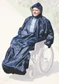 Produktbild: Rainstar STB Regencape Poncho Cape Regenjacke Rollstuhl E-Mobil unisex blau