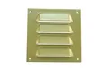 Produktbild: Marley Lüftung Möbelgitter 70 x 70 mm, eckig, aus Metall, goldton