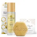 Produktbild: bedrop Hair Care Set | BEELIXIER Haaröl Hair Oil & Gelée Royale festes Shampoo bei beanspruchtes Haar & Haarwachstum mit Rosmarinöl, Propolis & Manuka Honig