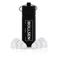 Produktbild: BOLLSEN Life+ Ohrstöpsel zum Schlafen – Silikon-Ohrstöpsel mit Geräuschdämpfung – 24 dB SNR Lärmschutz – Angenehm zu tragen, Tag und Nacht – Langlebig und bis zu 100-mal wiederverwendbar (1)
