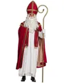 Produktbild: Boland Kostüm Nikolaus Kostüm für Erwachsene Rot-Weiß-Gold