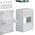 Produktbild: Hager GD106N Miniverteiler gamma (Mini-Verteilerkasten), 6 PLE, 1xPE, 1xN, IP30