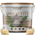 Produktbild: GiDeli Sheabutter 1kg im Eimer - Karitébutter Natürlich und Unraffiniert - Nussfett des Karitébaums intensiv feuchtigkeitsspendende - Bodybutter mit Regenerierender Wirkung