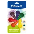 Produktbild: Pelikan 803328 Wachsmalmäuse farbig Sortiert 6er Blister, rot Blisterkarte