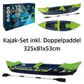 Produktbild: Aufblasbares Kajak-Set 325cm mit Paddel 2 Personen Schlauchboot Paddelboot Neu..