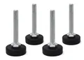 Produktbild: Design61 4x Justierschraube mit Beweglicher Stellschraube M8 x 40 mm Verzinkt