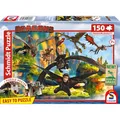 Produktbild: Schmidt Spiele 56548 Dragons, Fliegende Drachen, 150 Teile Kinderpuzzle aus Graspappe