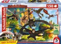 Produktbild: 150 Teile Schmidt Spiele Kinder Puzzle Dragons Fliegende Drachen 56548