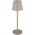 Produktbild: Globo Akku-Tischleuchte Vannie, Sand, Kunststoff, 90 mm, rund,rund, F, 36 cm, CE, Stufenschalter, Farben fixierbar, Touch (on/off), Farbtemperaturwechsler, Lampen & Leuchten, Innenbeleuchtung, Tischlampen, Akku-Tischleuchten
