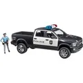 Produktbild: RAM 2500 Polizei Pickup , Modellfahrzeug schwarz/weiß, Inkl. Polizist