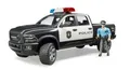 Produktbild: BRUDER® 02505 RAM 2500 Polizei Pickup mit Polizist,  NEU & OVP