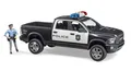 Produktbild: bruder 2505 RAM 2500 Polizei Pickup mit Licht und Sound 1:16 Spielzeugauto