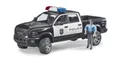 Produktbild: RAM 2500 Polizei Pickup mit Polizist Modell von Bruder 1:16