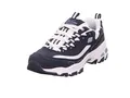 Produktbild: Skechers Damen D'lites Biggest Fan Sneaker, Navy Trubuck White Mesh Carolina Blue Trim, 37 EU