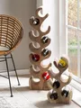 Produktbild: SIT Weinregal Orléans aus Suarholz in Natur für 6 Flaschen, 50 cm hohes Flaschenregal mit platzsparendem Design