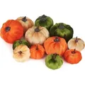 Produktbild: 12er Set Künstliche Kürbisse für Herbst Dekoration Halloween