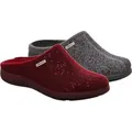 Produktbild: Rohde 6550 Bari Schuhe Damen Hausschuhe Pantoffeln Softfilz Weite G , Größe:38 EU, Farbe:Grau - Grau - 38
