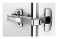 Produktbild: Hettich Sensys Winkelscharnier W45 mit integrierter Dämpfung (8639i W45), vernickelt, vorliegend, zum Anschrauben - 9088018